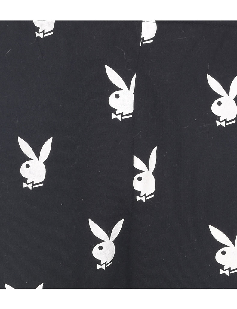 Black & White Playboy Design Jogging Bottoms - W28 L31