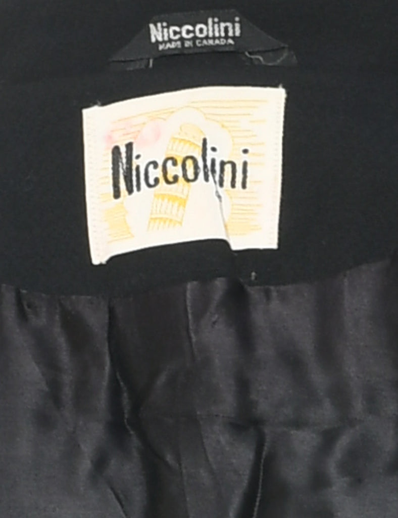 Black Wool Coat - M