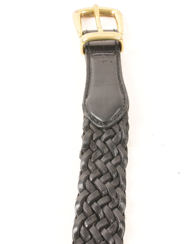 Black Woven Belt - M