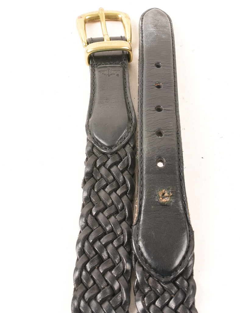 Black Woven Belt - M