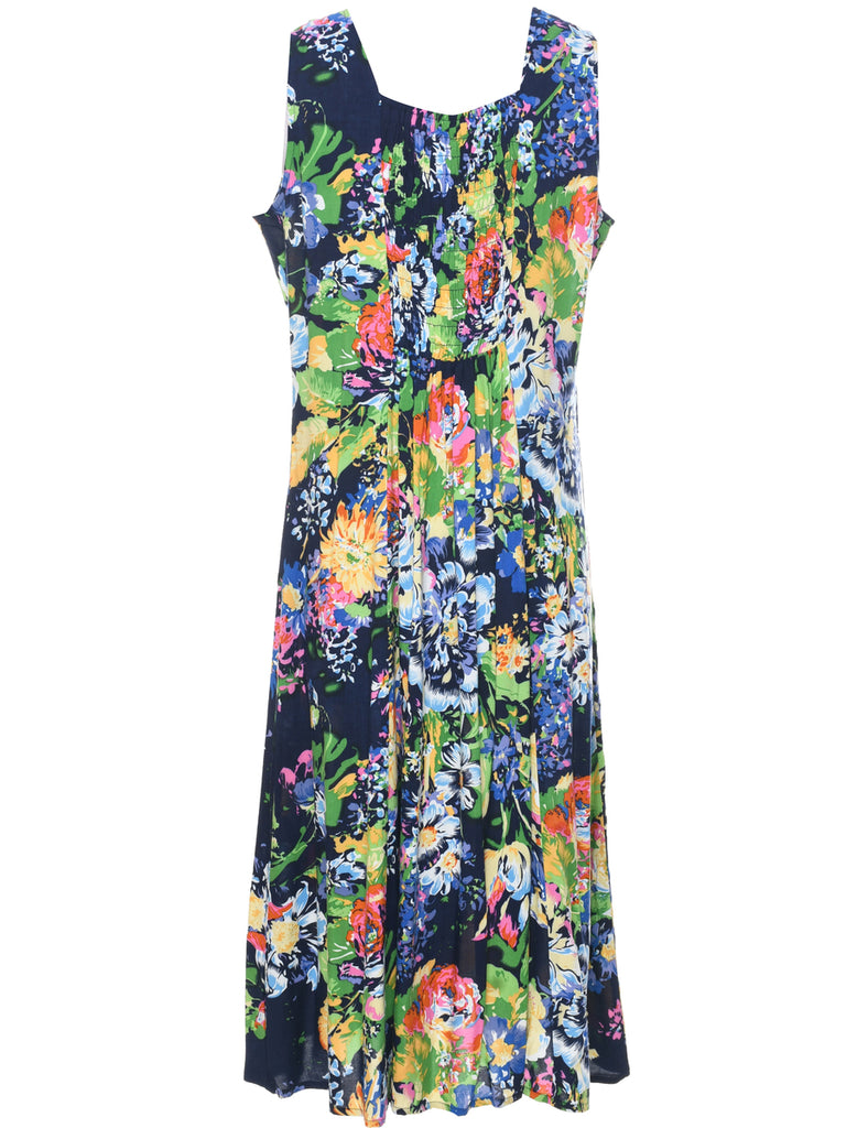 Blair Floral Print Sleeveless Dress - S