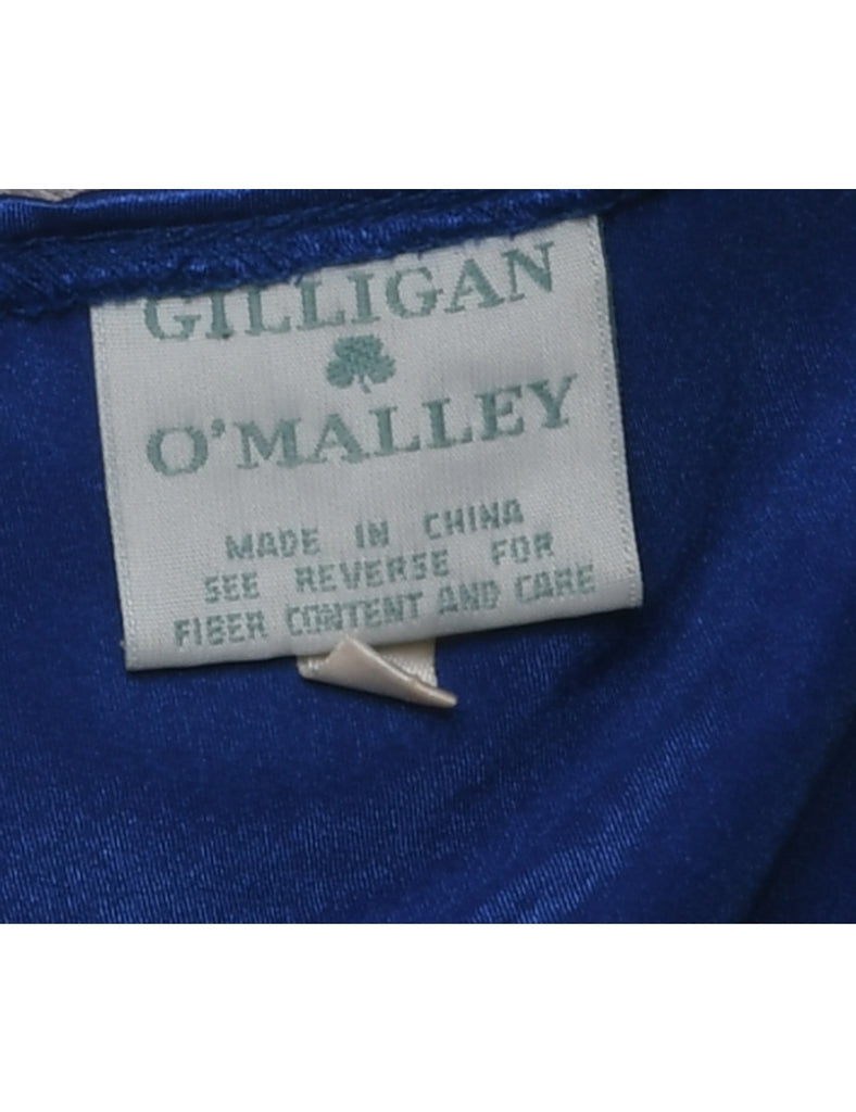 Blue 1990s Slip - M