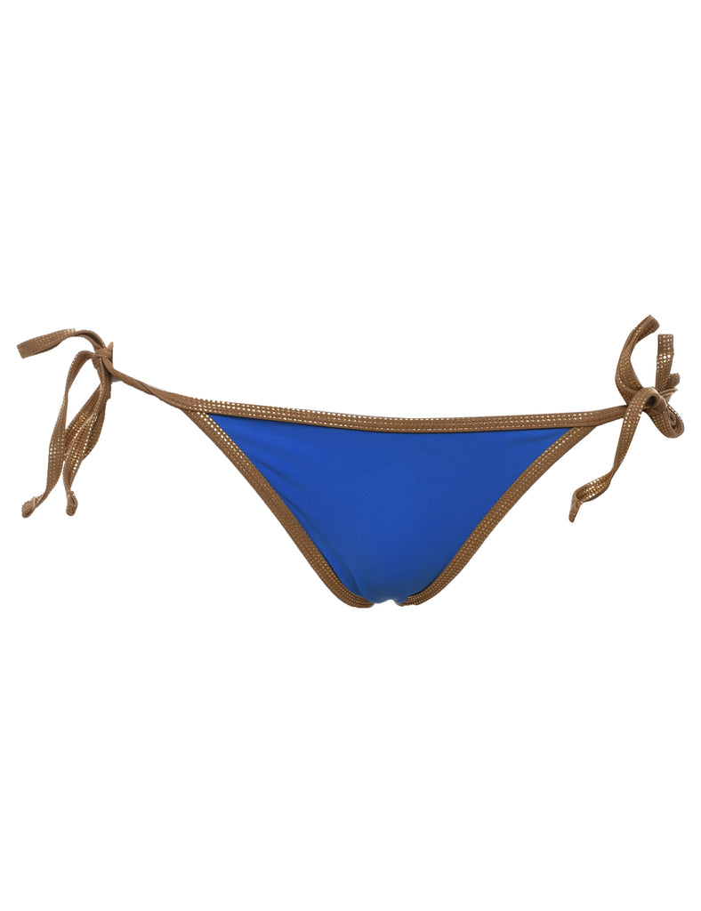 Blue Bikini Bottoms - S