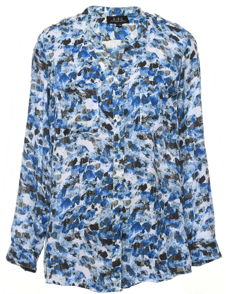 Blue Blouse - M