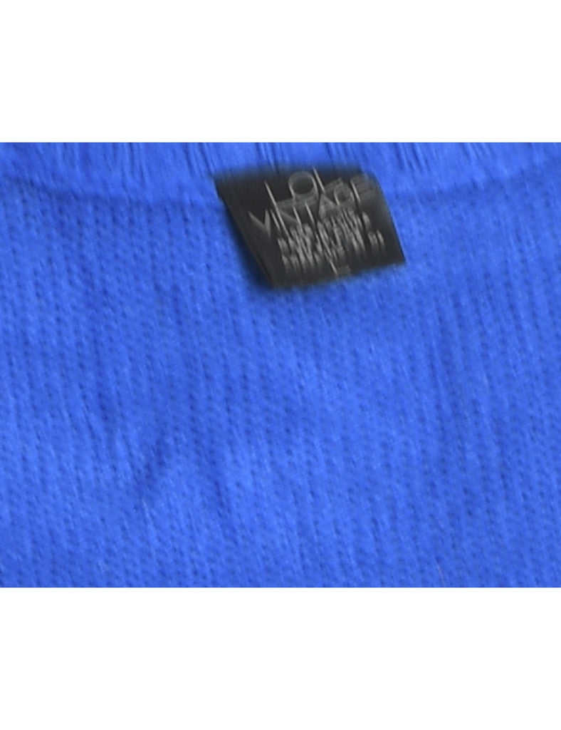 Blue Christmas Jumper - L