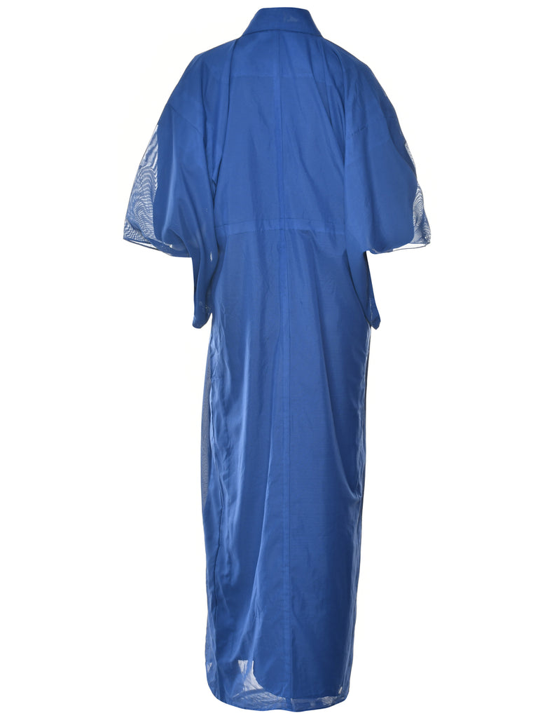 Blue Full Length Kimono - XL