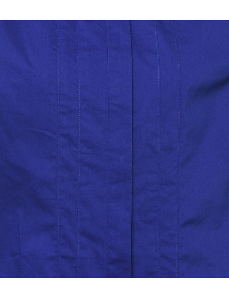 Blue Long Sleeved Shirt - M