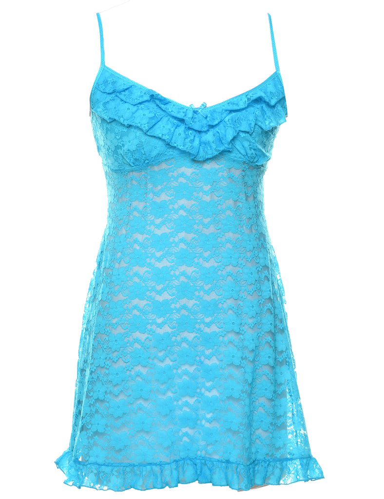 Blue Y2K Babydoll - S