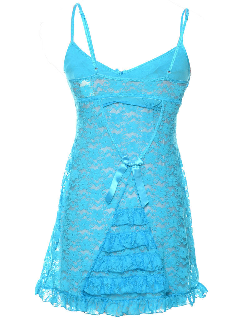 Blue Y2K Babydoll - S