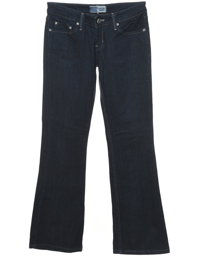 Boot Cut Dark Wash Low Rise Y2K Levi's Jeans - W30 L32