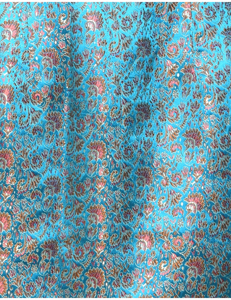 Brocade Pencil Skirt - M
