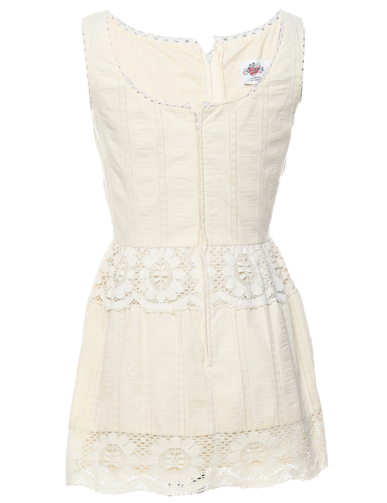 Broderie Anglaise Dress - S