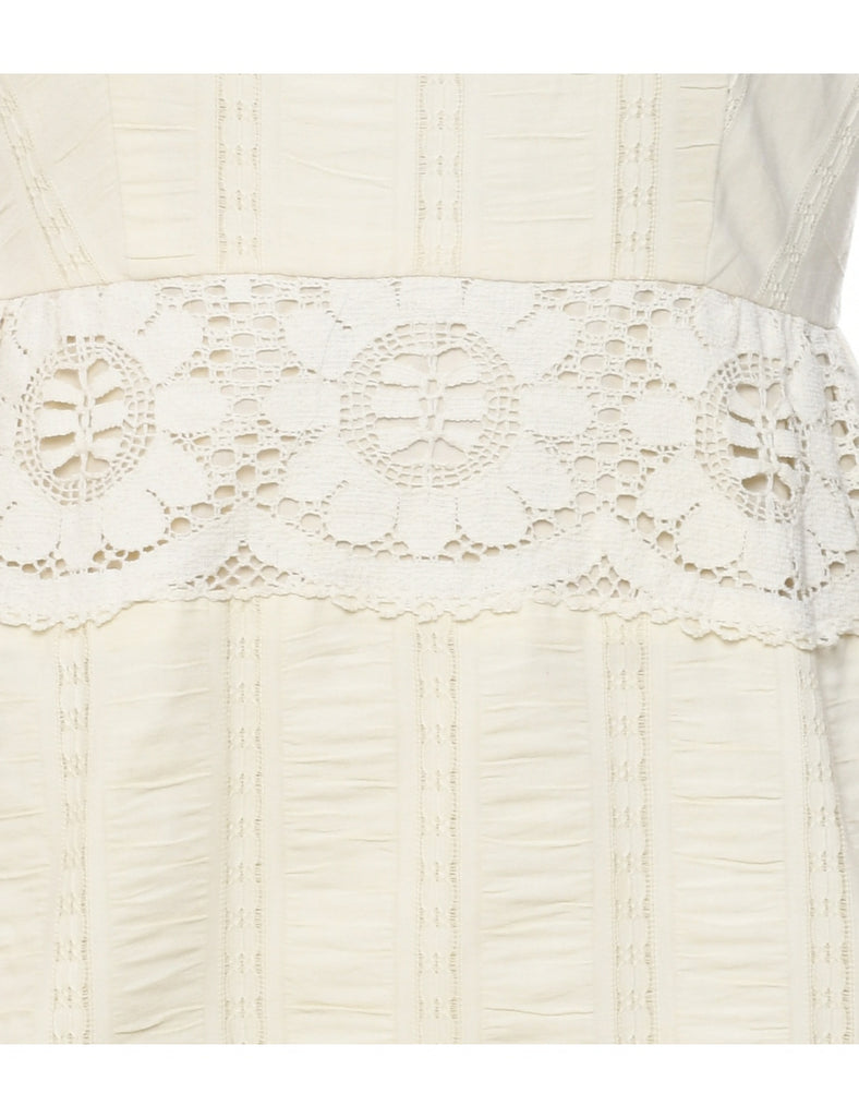Broderie Anglaise Dress - S