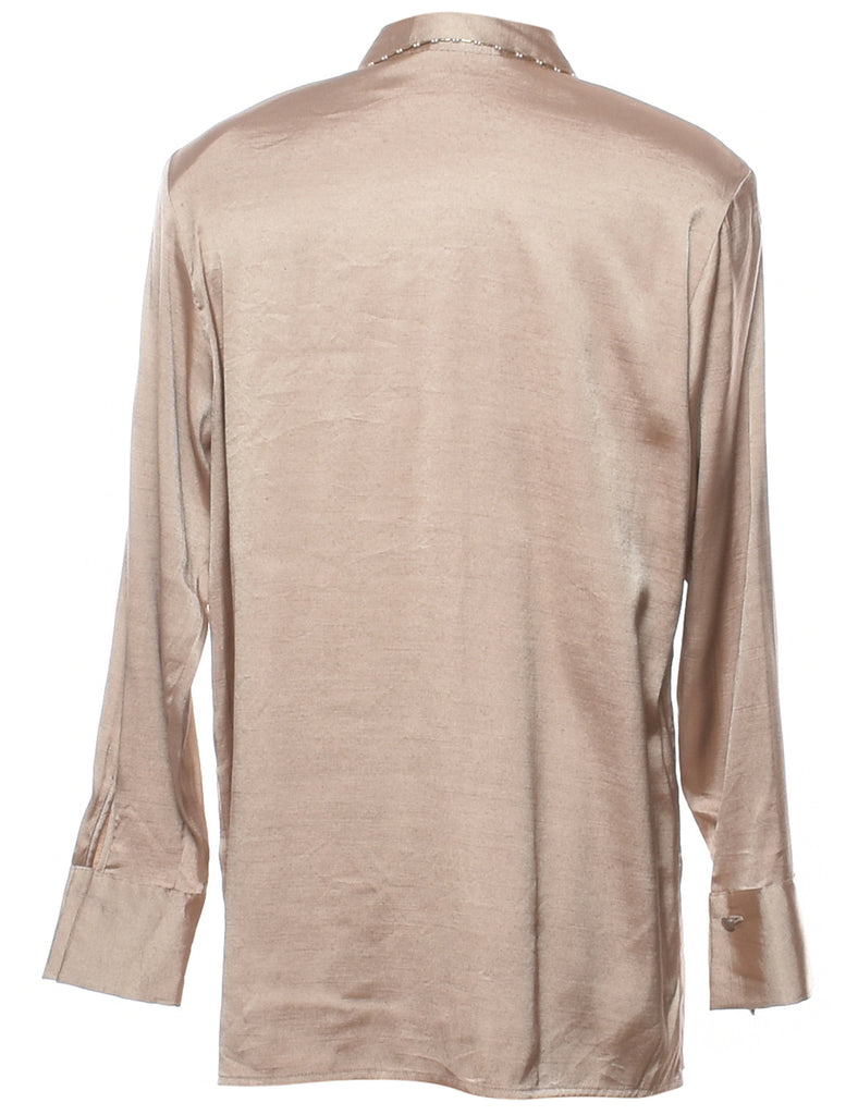 Brown Blouse - S