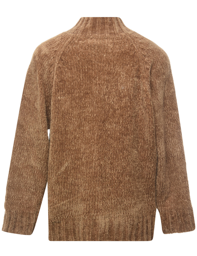 Brown Cardigan - M