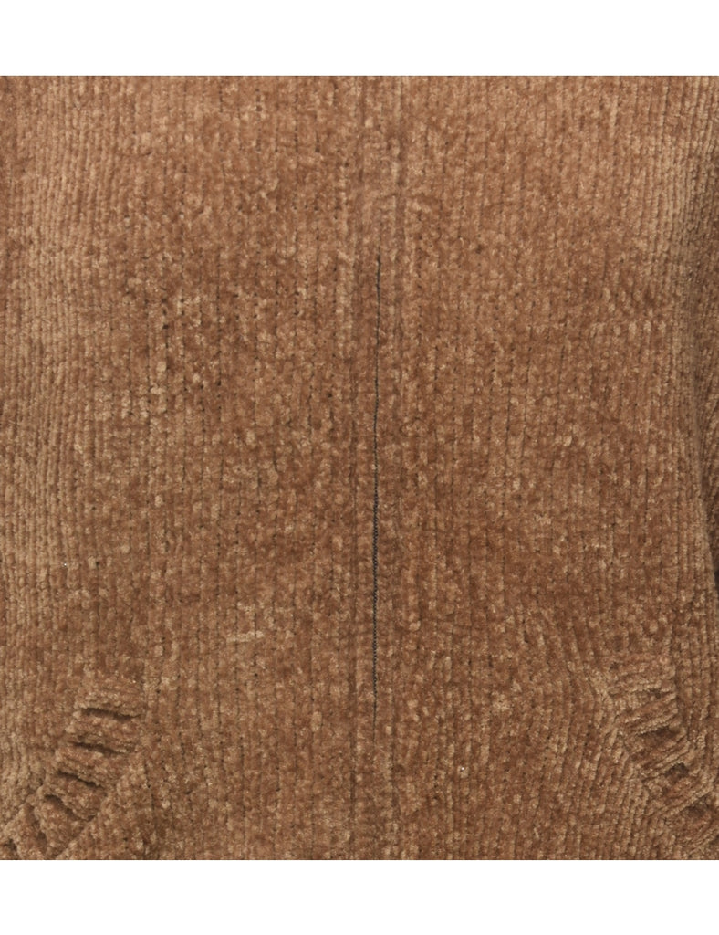Brown Cardigan - M