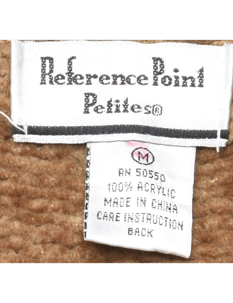 Brown Cardigan - M