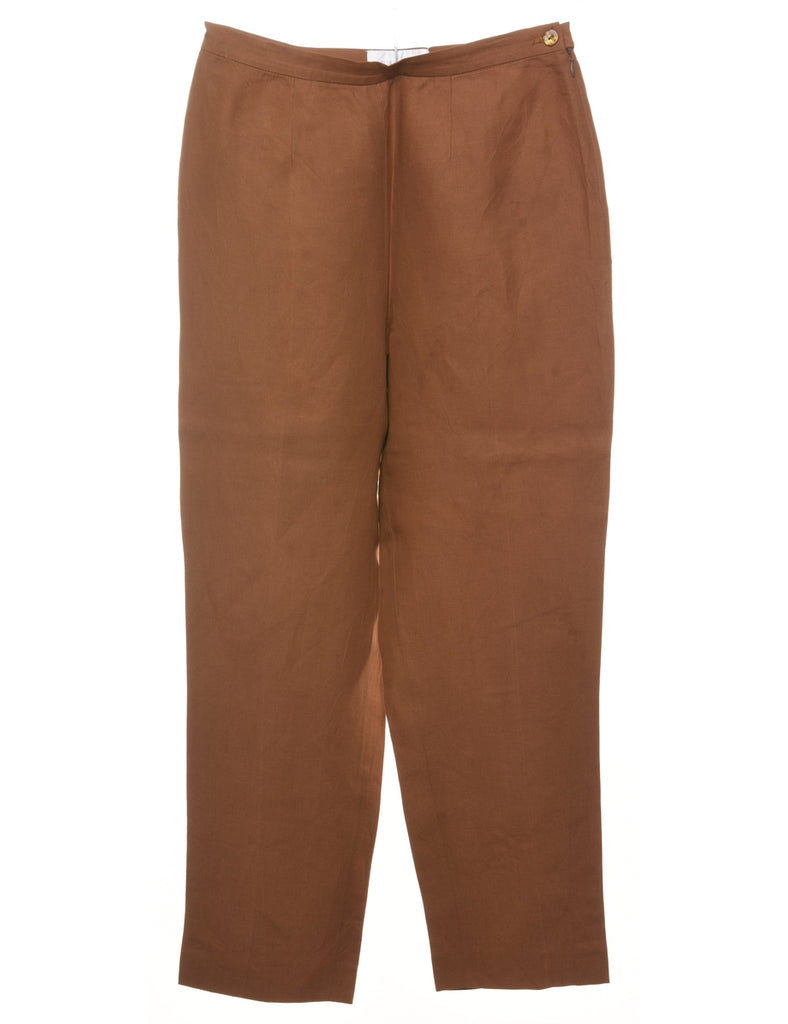Brown Classic Tapered Trousers - W28 L28
