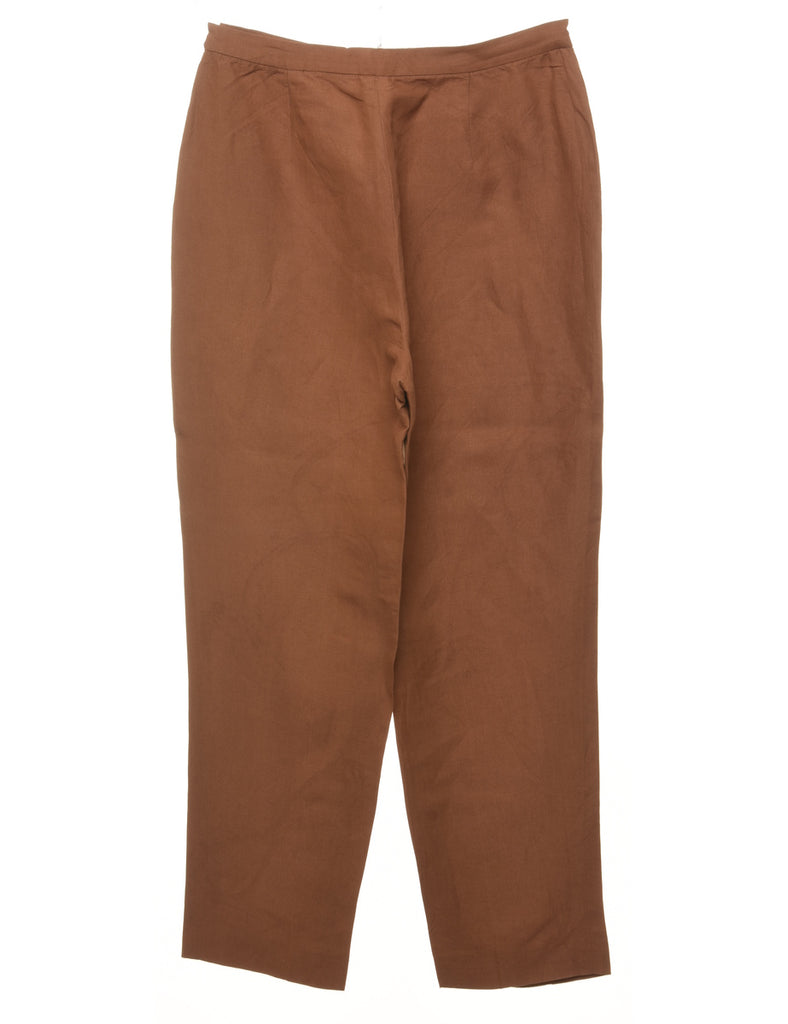Brown Classic Tapered Trousers - W28 L28