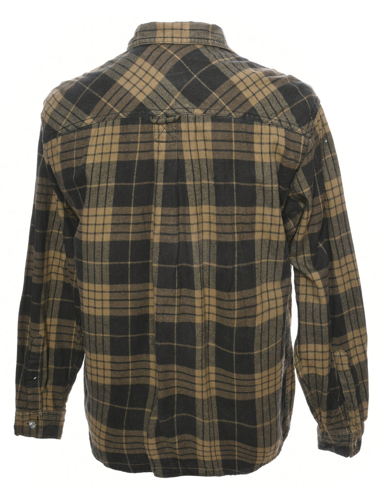 Brown Flannel Levi's Shirt - L