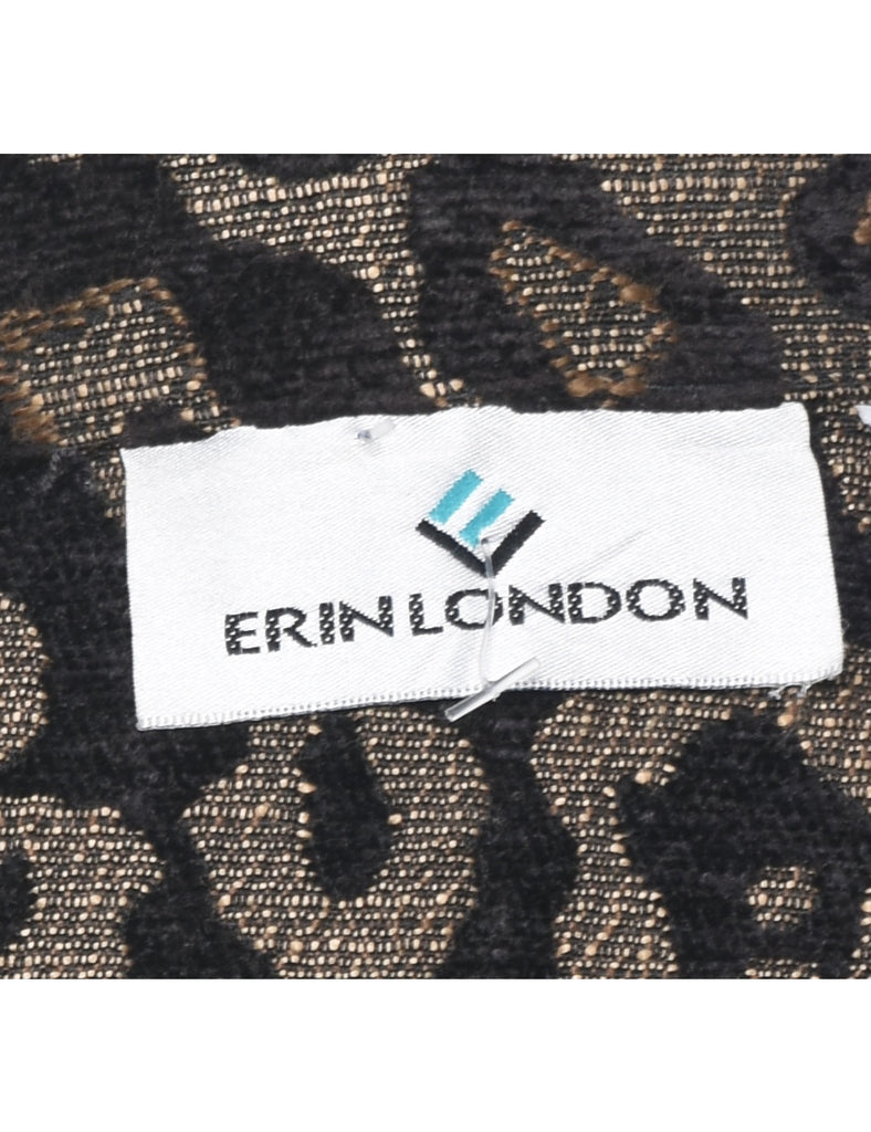 Brown Leopard Tapestry Jacket - L