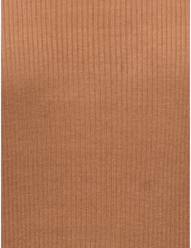 Brown Turtleneck Jumper - S