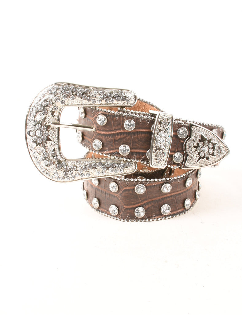 Brown Western Belt - M