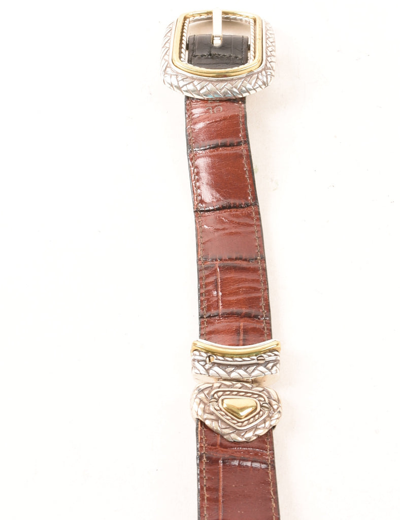 Brown Western Belt - M