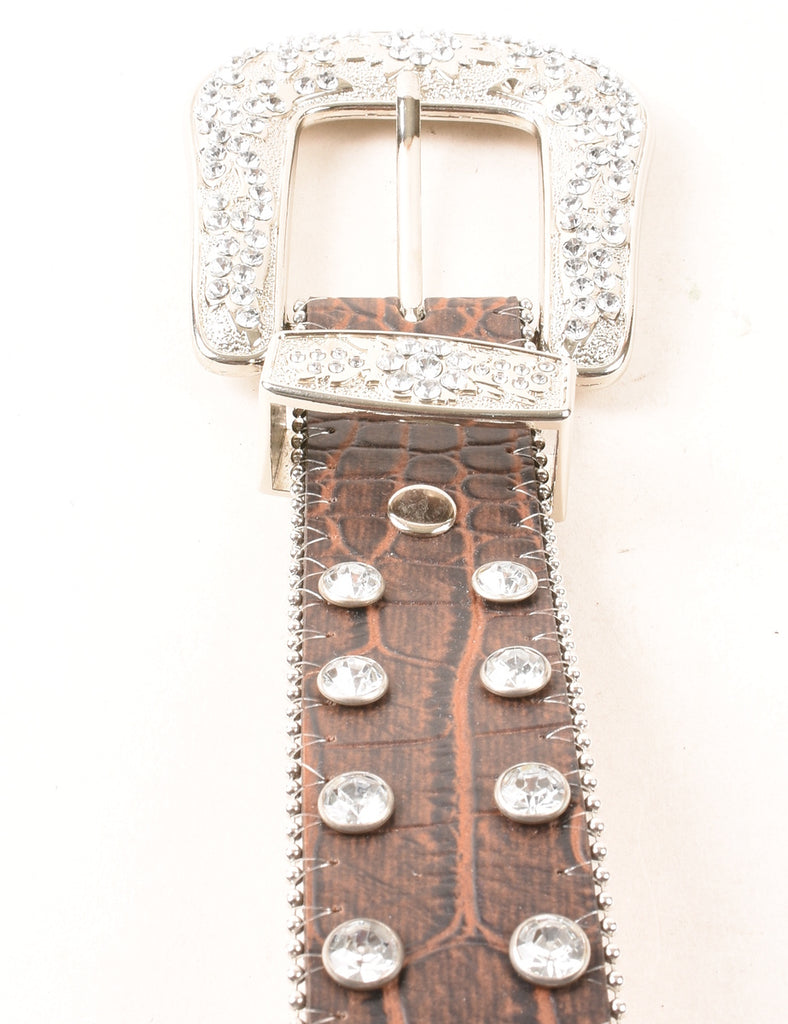 Brown Western Belt - M