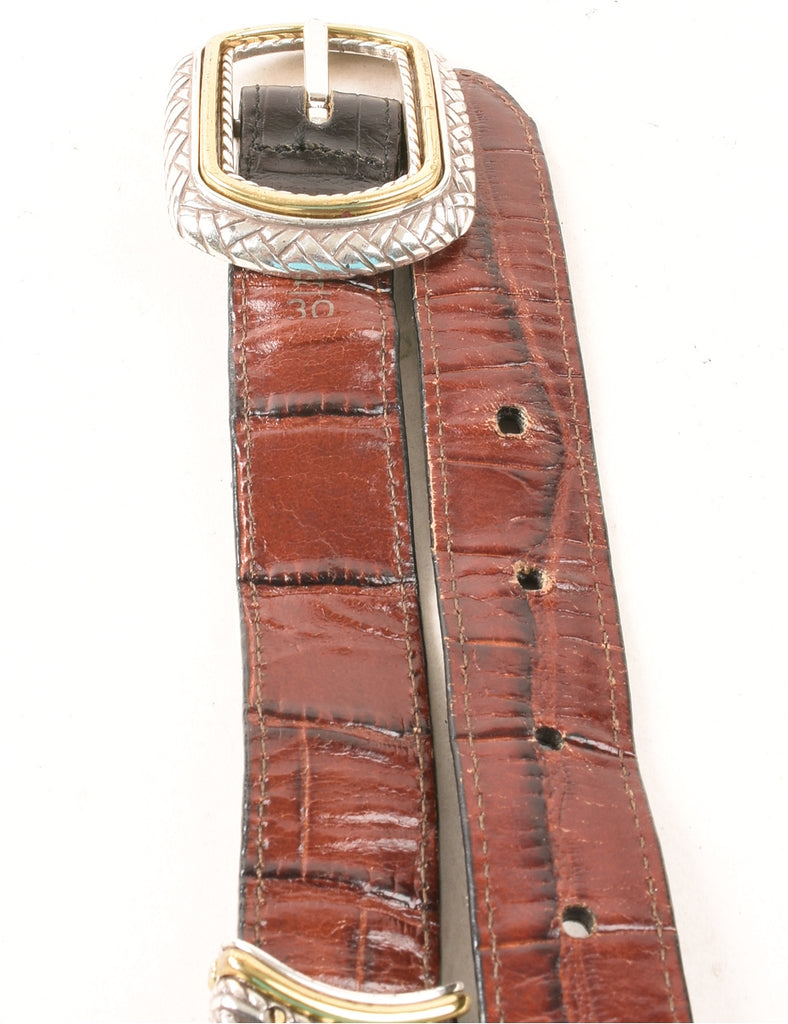 Brown Western Belt - M