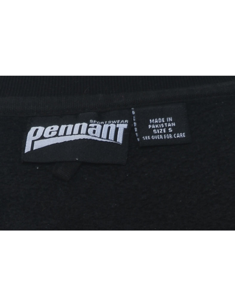 Burnsville Lacrosse Embroidered Black & Yellow Sweatshirt - L