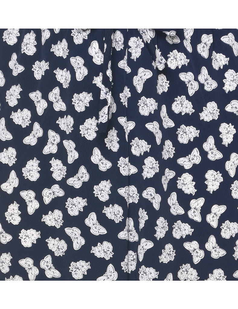Butterfly Print Trousers - W38 L27