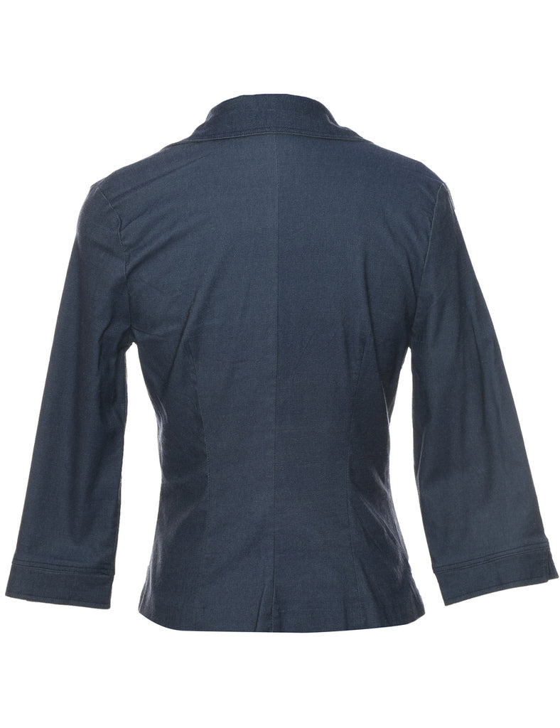 Button Front Blazer - M