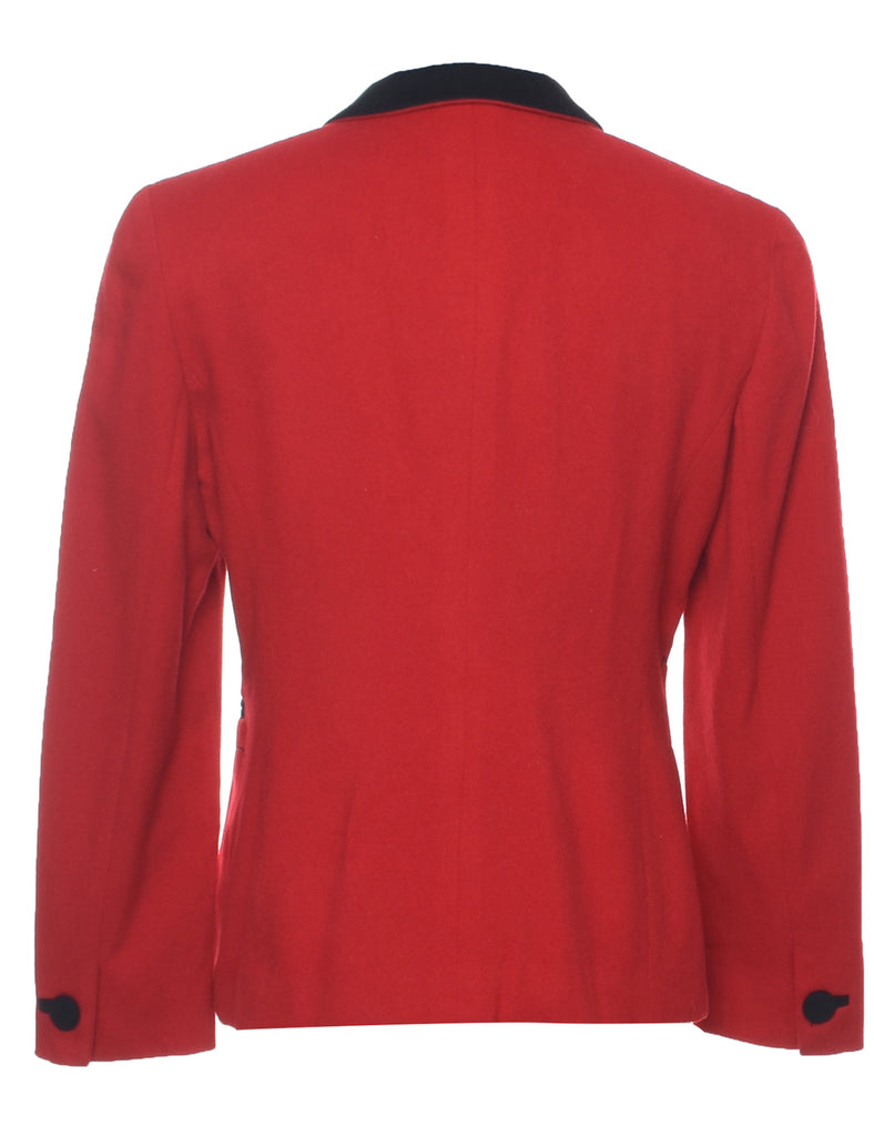 Button Front Blazer - M