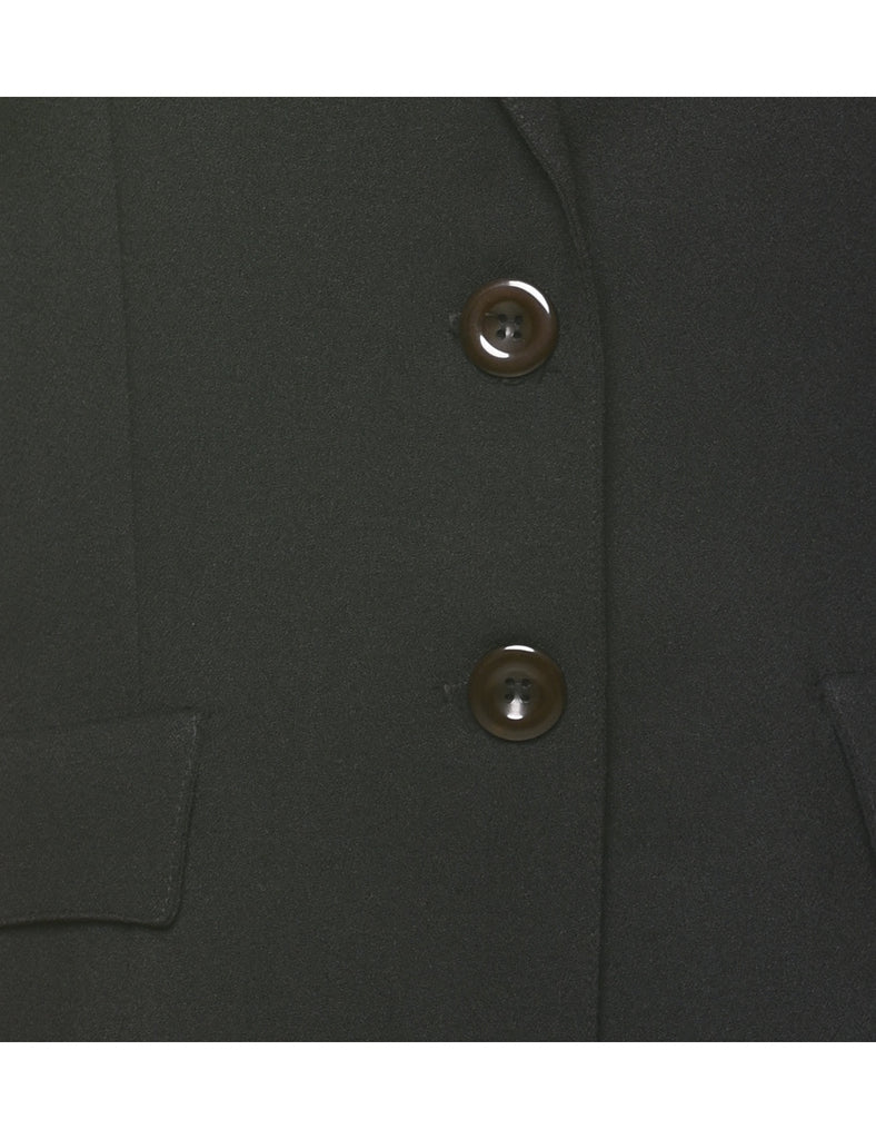 Button Front Blazer - L
