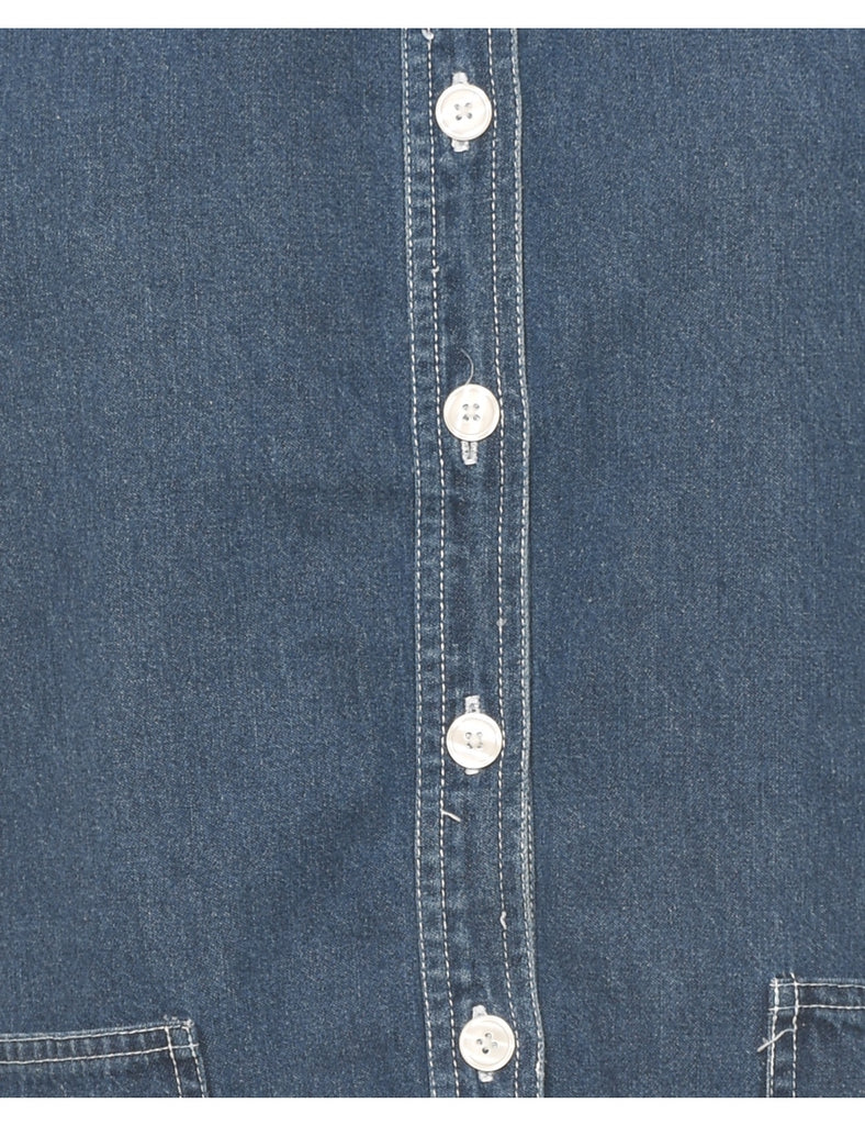 Button Front Denim Dress - XL