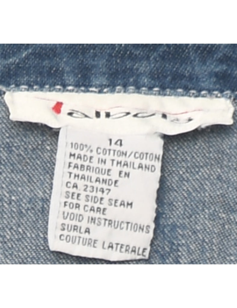 Button Front Denim Dress - XL