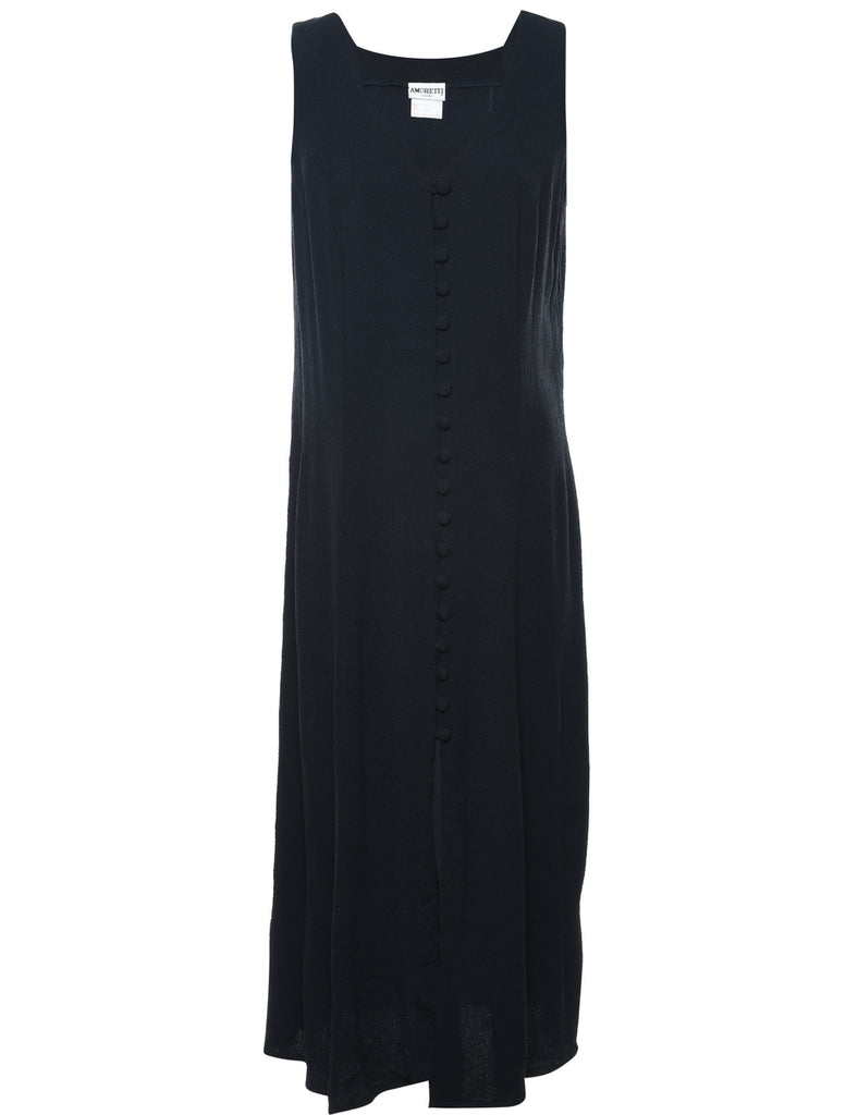 Button Front Dress - L