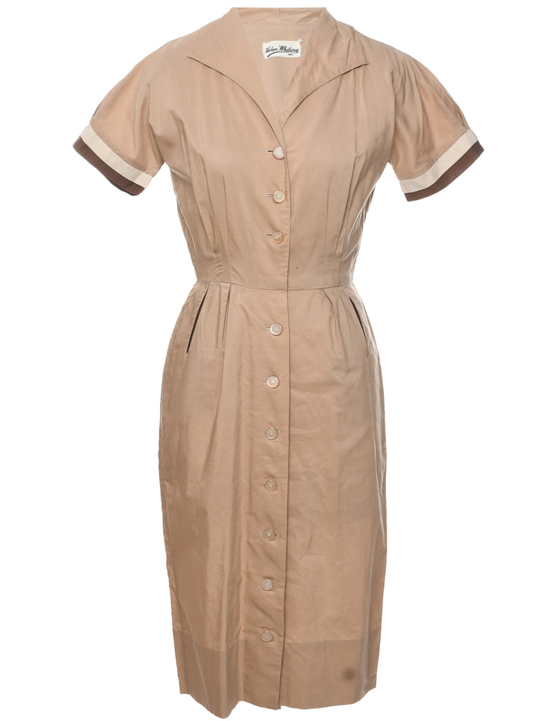 Button Front Dress - S