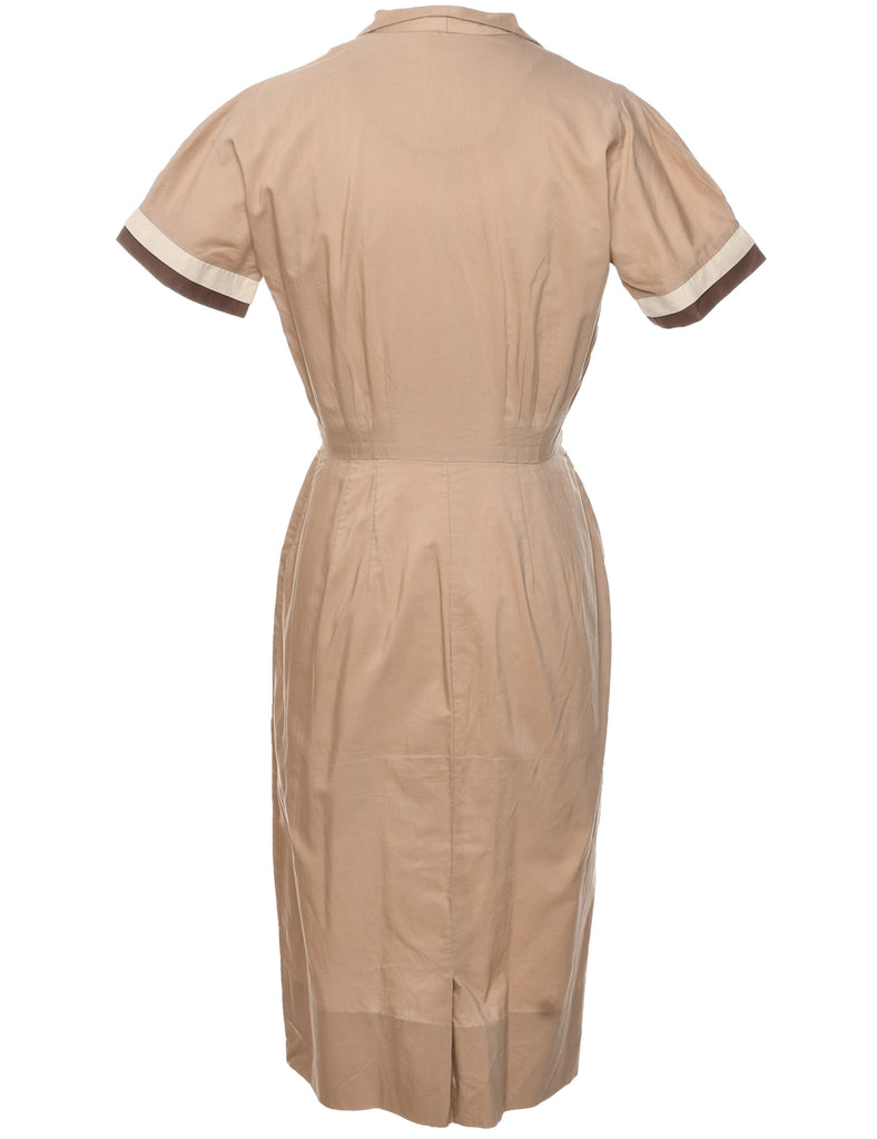 Button Front Dress - S