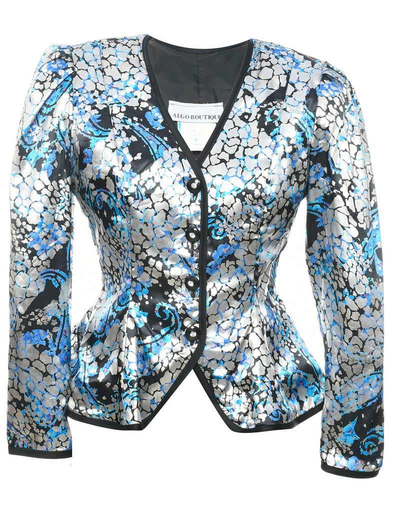 Button Front Evening Jacket - S