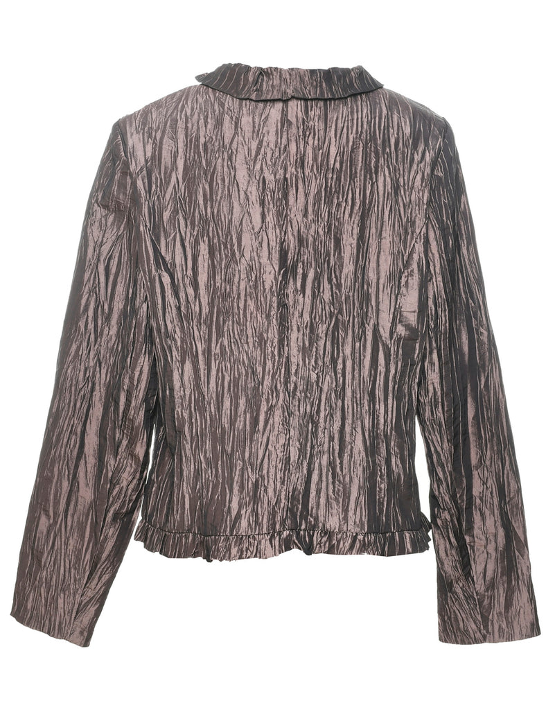 Button Front Evening Jacket - L