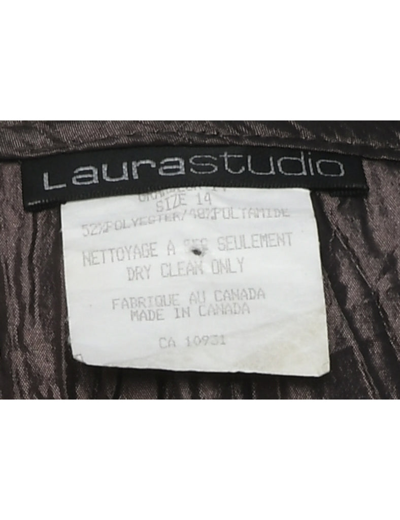 Button Front Evening Jacket - L