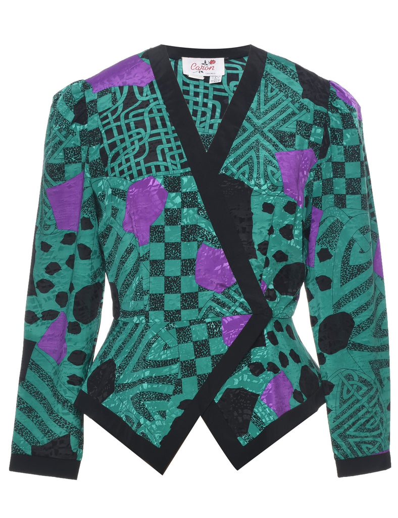 Button Front Jacket - M