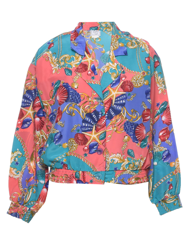 Button Front Jacket - M