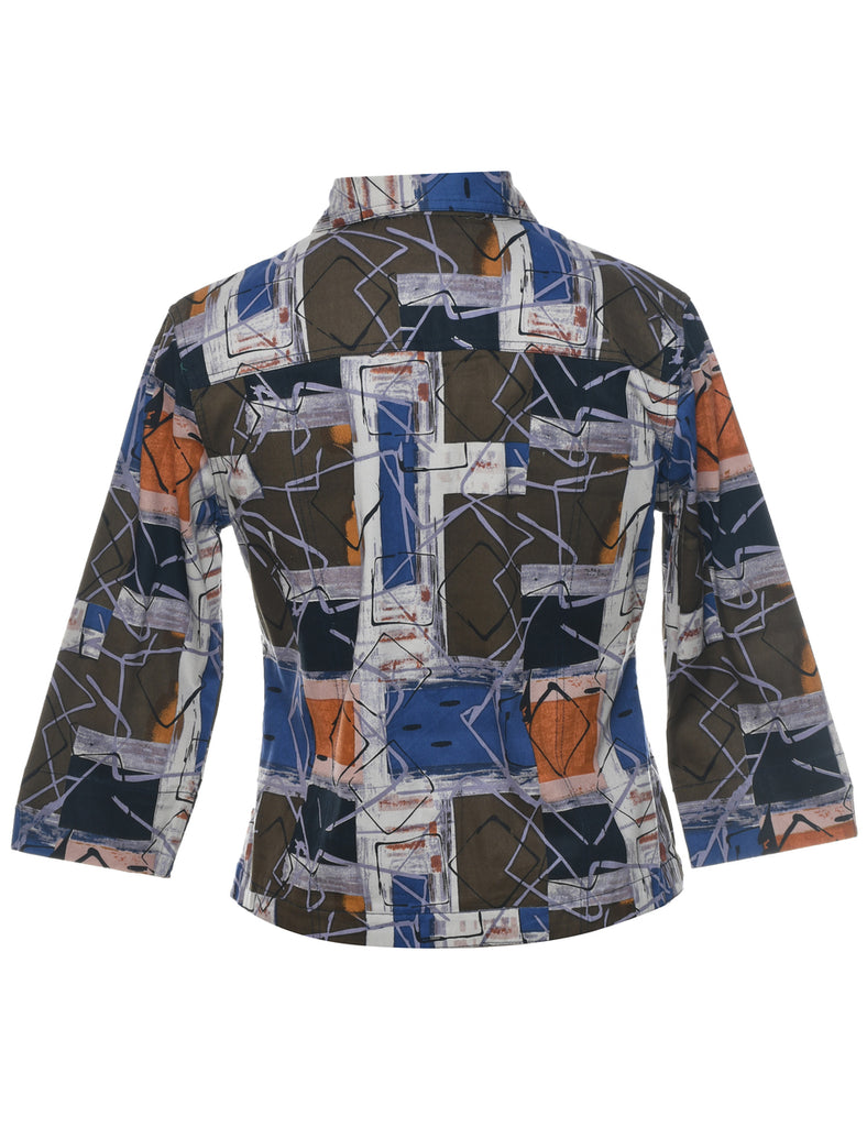 Button Front Jacket - M