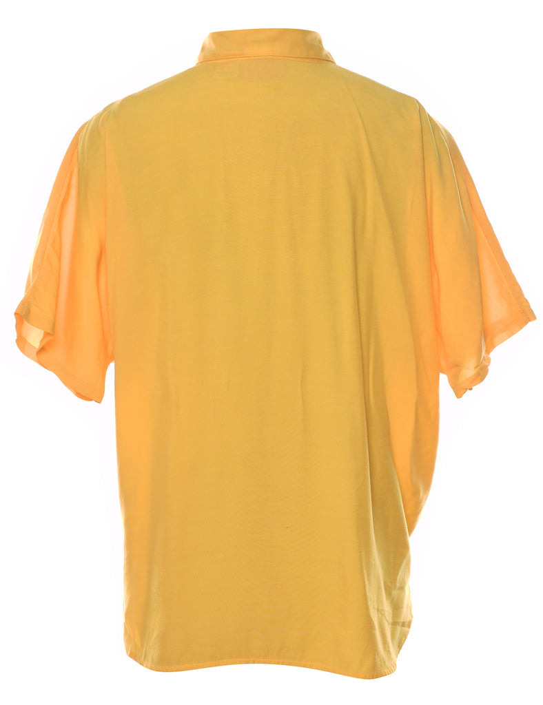 Button Front Yellow Shirt - L