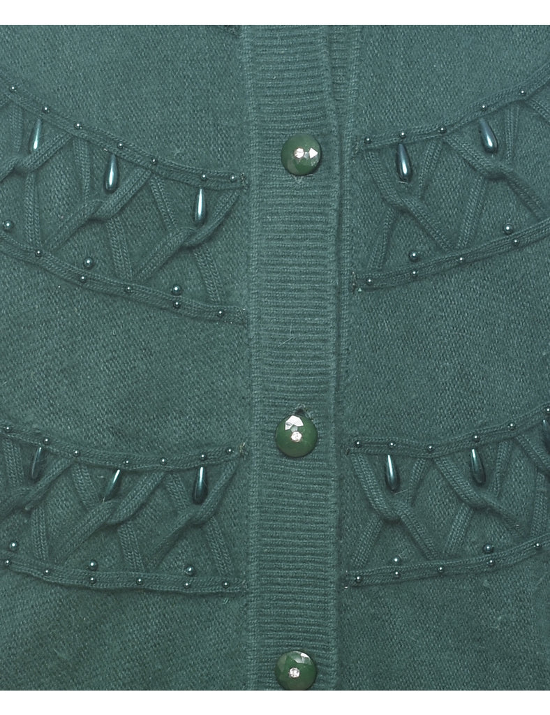 Button Through Cardigan - M