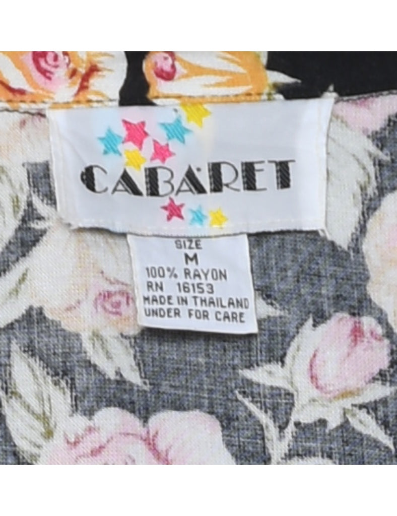 Cabaret Floral Blouse - M
