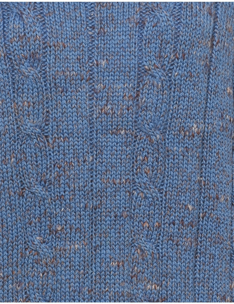 Cable Knit Jumper - L
